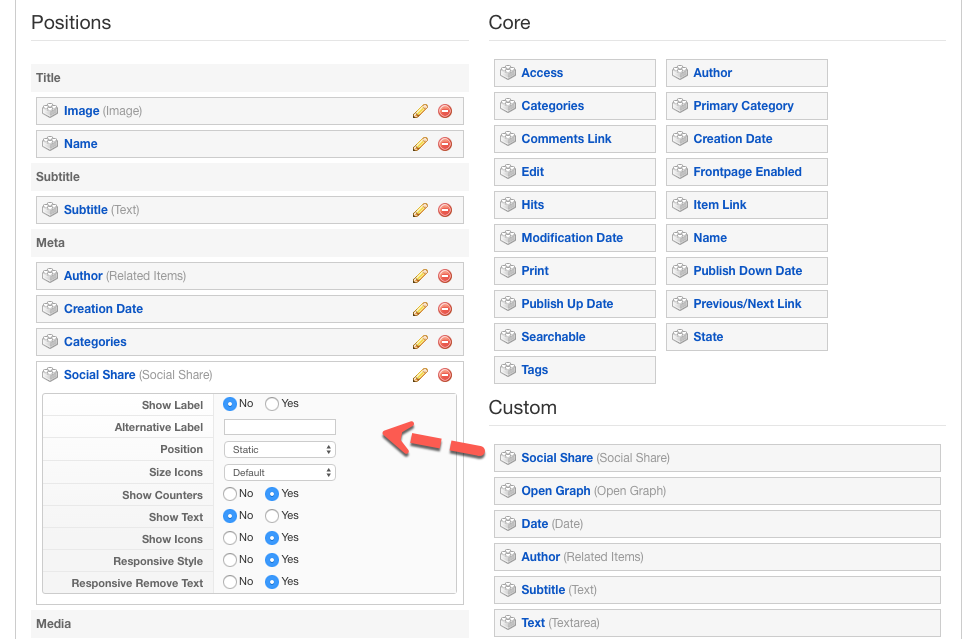 Adding the element to a position