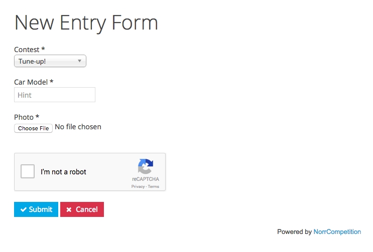 NorrCompetition - New Entry Submission by Unregistered User