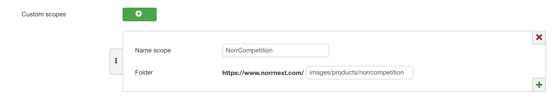 Creating custom scope in Quantum Manager