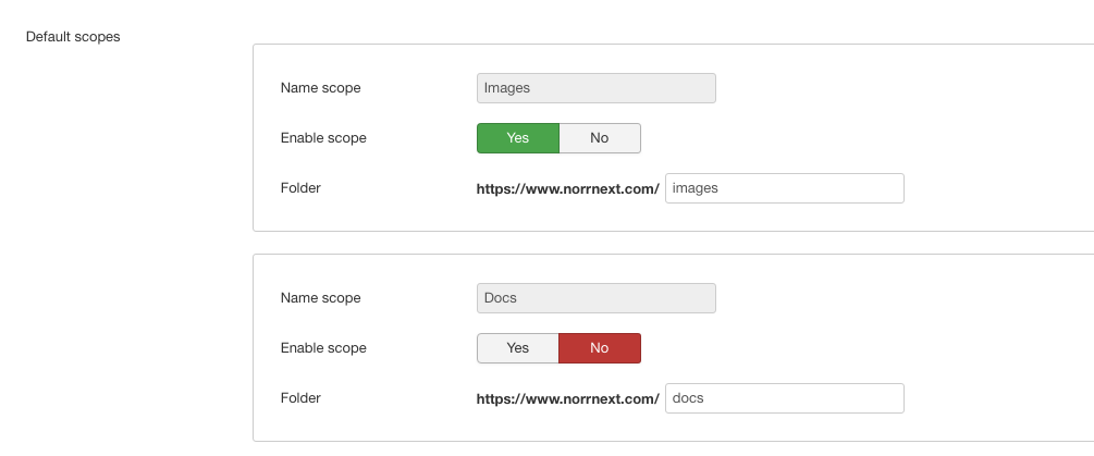 Quantum Manager - default scopes